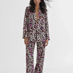 Lola Casademunt Americanas Y Blazers<Blazer estampada animal ROSA-NEGRO