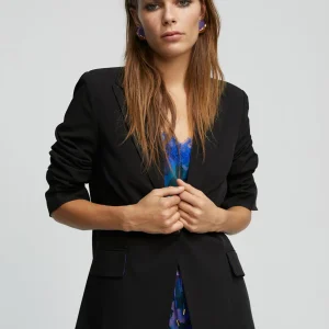 Lola Casademunt Americanas Y Blazers<Blazer forro contraste NEGRO