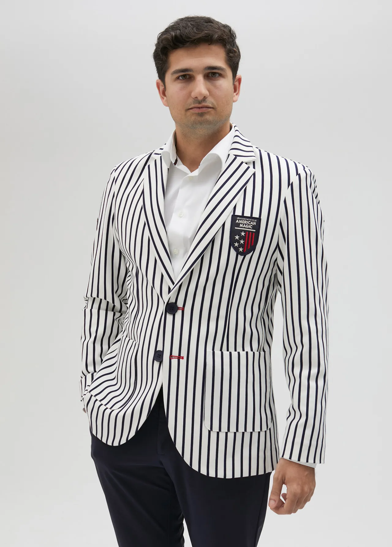 blazer_hombre_rayas_edicin_limitada__lola_casademunt_1.webp Lola Casademunt Americanas Y Blazers<Blazer hombre rayas edición limitada - Lola Casademunt BLANCO-AZUL