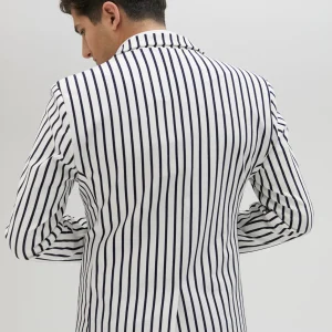 Lola Casademunt Americanas Y Blazers<Blazer hombre rayas edición limitada - Lola Casademunt BLANCO-AZUL