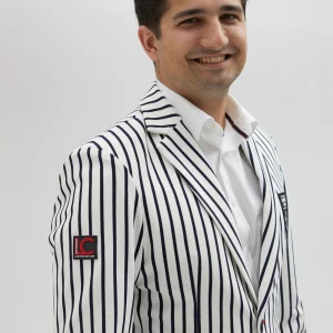 Lola Casademunt Americanas Y Blazers<Blazer hombre rayas edición limitada - Lola Casademunt BLANCO-AZUL