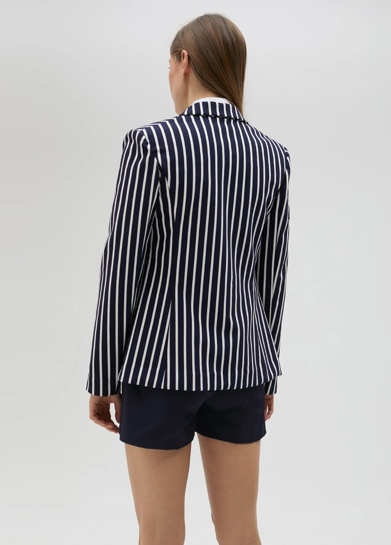 Lola Casademunt Americanas Y Blazers<Blazer rayas bicolor de edición limitada - Lola Casademunt AZUL-BLANCO