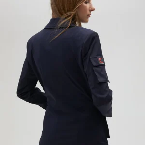 Lola Casademunt Americanas Y Blazers<Blazer técnica de edición limitada - Lola Casademunt NAVY
