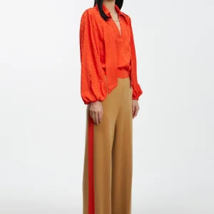 Lola Casademunt Camisas Y Blusas<Blusa con lazo PISTACHO