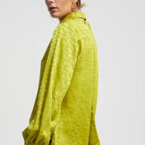 Lola Casademunt Camisas Y Blusas<Blusa con lazo PISTACHO
