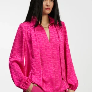 Lola Casademunt Camisas Y Blusas<Blusa con lazo PISTACHO