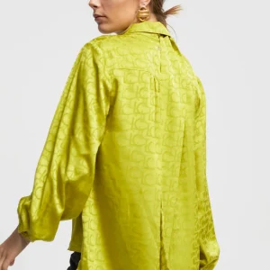 Lola Casademunt Camisas Y Blusas<Blusa con lazo PISTACHO