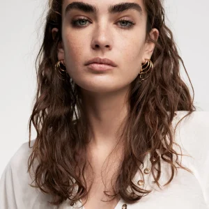 Lola Casademunt Camisetas Y Tops | Camisas Y Blusas<Blusa detalle eyelets CRUDO