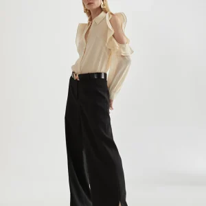 Lola Casademunt Camisas Y Blusas<Blusa hombros descubiertos AZULELECTRICO