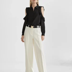 Lola Casademunt Camisas Y Blusas<Blusa hombros descubiertos AZULELECTRICO