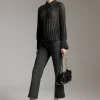 Lola Casademunt Camisas Y Blusas<Blusa plisada NEGRO