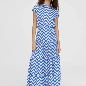 Lola Casademunt Camisas Y Blusas<Blusa rayas zig zag AZUL-BLANCO