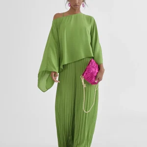 Lola Casademunt Camisas Y Blusas<Blusa/capa satinada FUCSIA