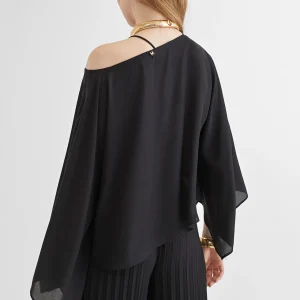 Lola Casademunt Camisas Y Blusas | Americanas Y Blazers<Blusa/capa satinada FUCSIA
