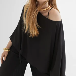 Lola Casademunt Camisas Y Blusas | Americanas Y Blazers<Blusa/capa satinada FUCSIA