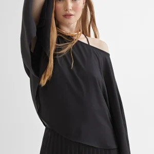 Lola Casademunt Camisas Y Blusas | Americanas Y Blazers<Blusa/capa satinada FUCSIA
