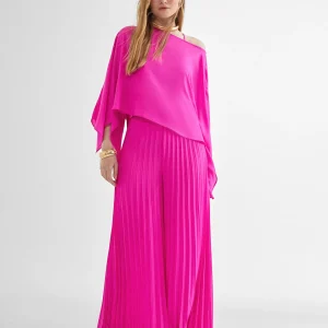 Lola Casademunt Americanas Y Blazers | Camisas Y Blusas<Blusa/capa satinada FUCSIA