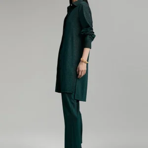 Lola Casademunt Camisas Y Blusas<Blusón largo de punto lúrex BOTELLA