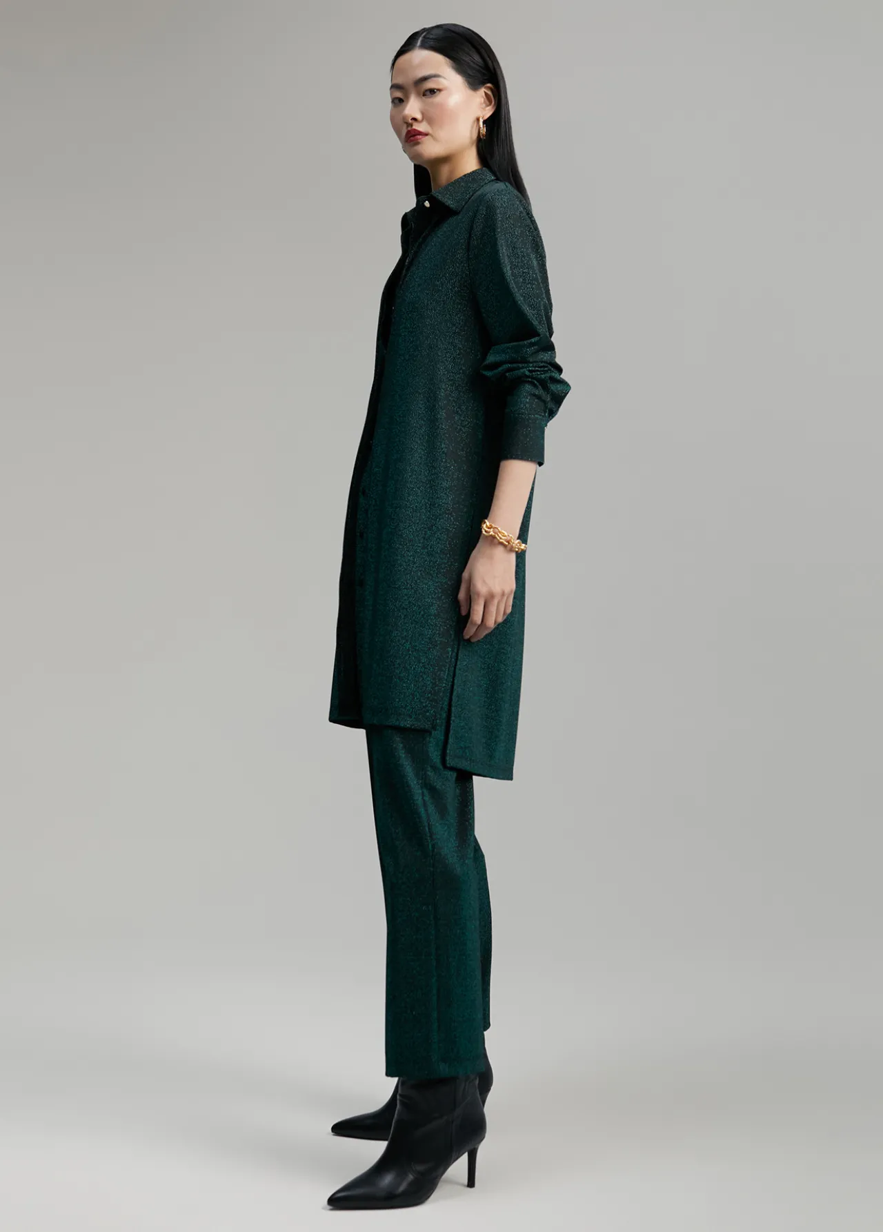 blusn_largo_de_punto_lrex_4.webp Lola Casademunt Camisas Y Blusas<Blusón largo de punto lúrex BOTELLA