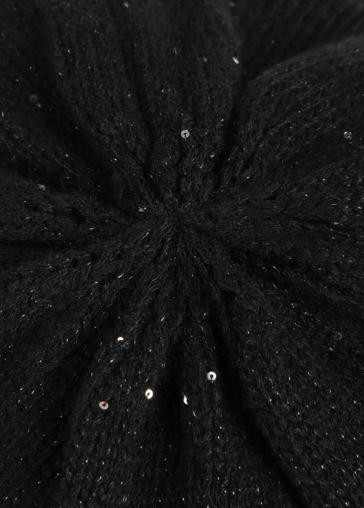 boina_con_lentejuelas_3.webp Lola Casademunt Gorros Sombreros Y Guantes<Boina con lentejuelas NEGRO
