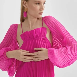 Lola Casademunt Camisas Y Blusas | Americanas Y Blazers<Bolero plisado FUCSIA
