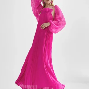 Lola Casademunt Camisas Y Blusas | Americanas Y Blazers<Bolero plisado FUCSIA