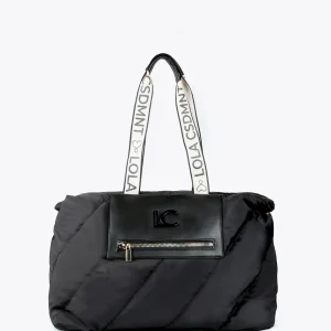 Lola Casademunt Bolsos<Bolsa de viaje weekend acolchado NEGRO