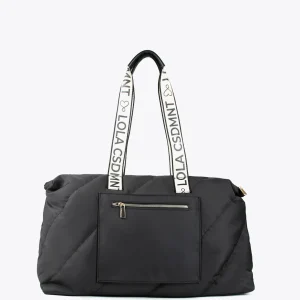 Lola Casademunt Bolsos<Bolsa de viaje weekend acolchado NEGRO