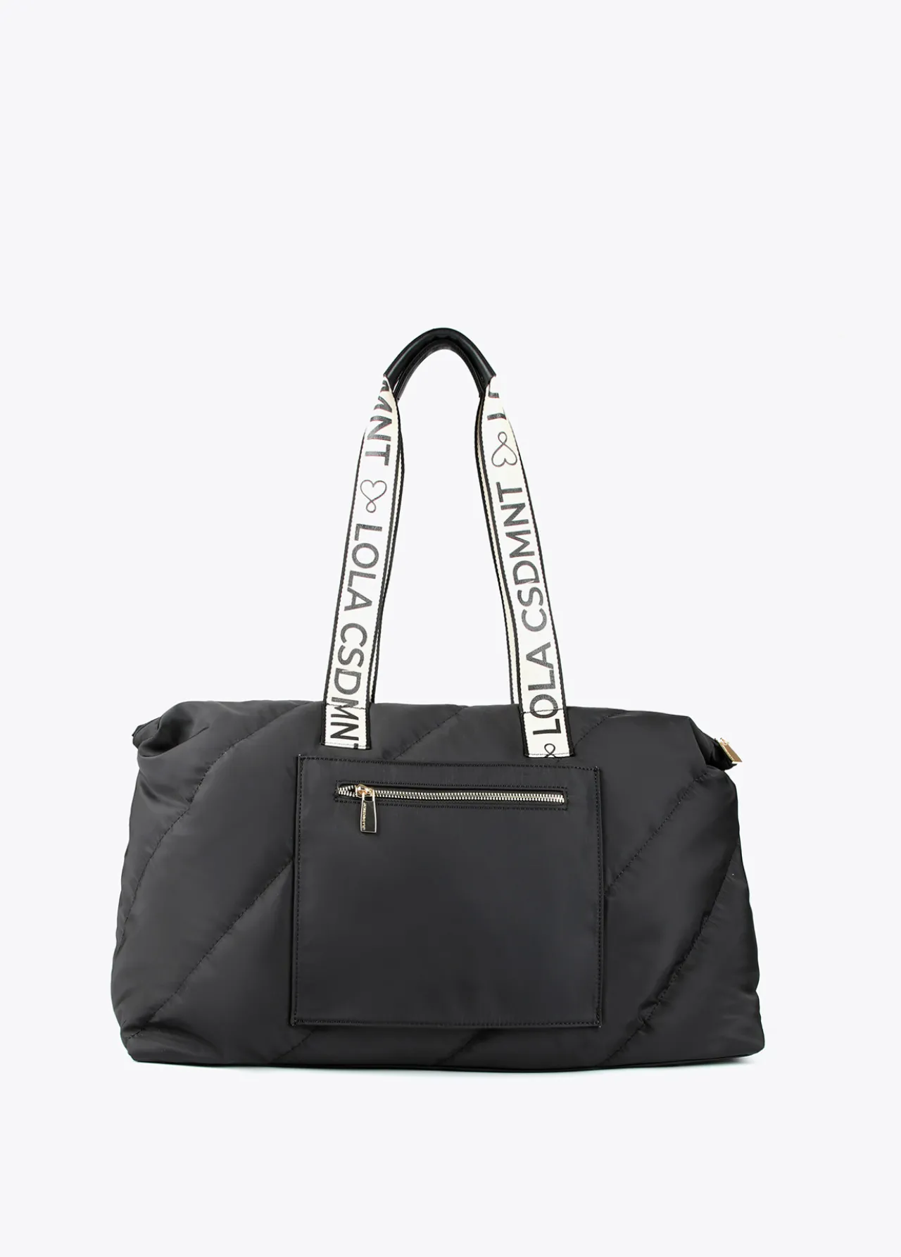 bolsa_de_viaje_weekend_acolchado_2.webp Lola Casademunt Bolsos<Bolsa de viaje weekend acolchado NEGRO