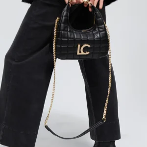 Lola Casademunt Bolsos De Mano Y Neceseres | Bandoleras<Bolsito acolchado de cuadros NEGRO