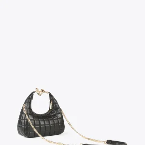 Lola Casademunt Bolsos De Mano Y Neceseres | Bandoleras<Bolsito acolchado de cuadros NEGRO