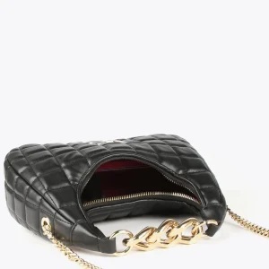 Lola Casademunt Bolsos De Mano Y Neceseres | Bandoleras<Bolsito acolchado de cuadros NEGRO
