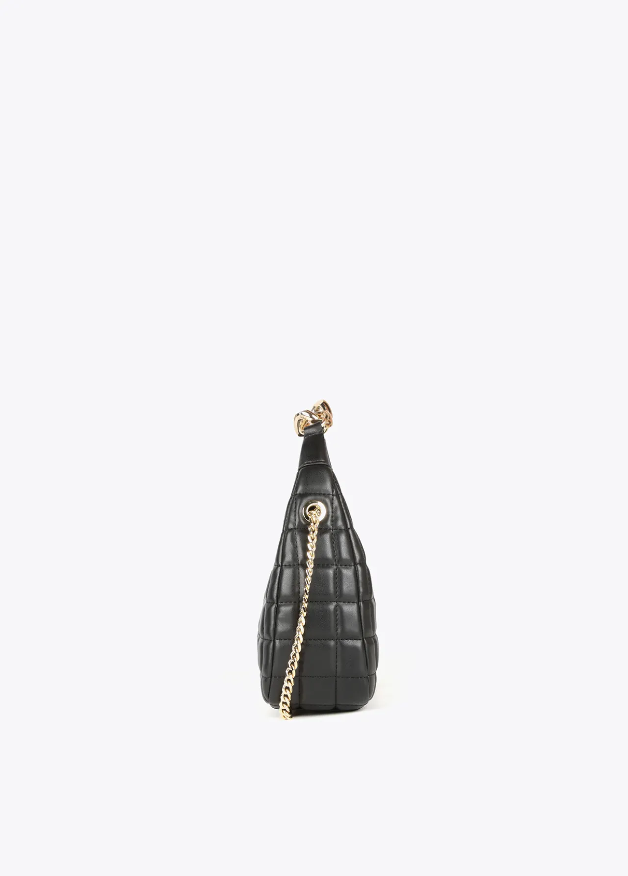 bolsito_acolchado_de_cuadros_4.webp Lola Casademunt Bolsos De Mano Y Neceseres | Bandoleras<Bolsito acolchado de cuadros NEGRO