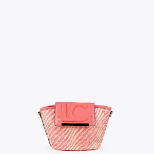 Lola Casademunt Bolsos | Baño<Bolsito bandolera tipo cesta NEGRO-CRUDO