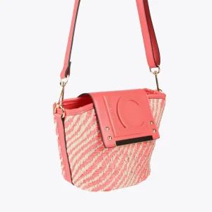 Lola Casademunt Bolsos | Baño<Bolsito bandolera tipo cesta NEGRO-CRUDO