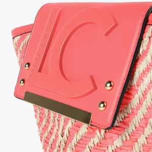 Lola Casademunt Bolsos | Baño<Bolsito bandolera tipo cesta NEGRO-CRUDO