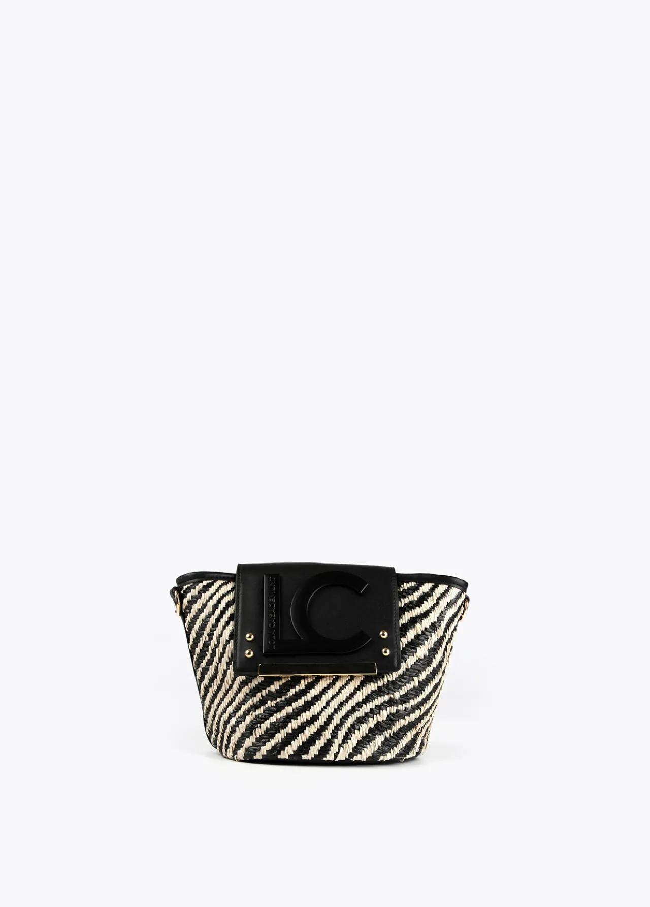 bolsito_bandolera_tipo_cesta_3.webp Lola Casademunt Bolsos<Bolsito bandolera tipo cesta NEGRO-CRUDO