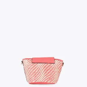 Lola Casademunt Bolsos | Baño<Bolsito bandolera tipo cesta NEGRO-CRUDO