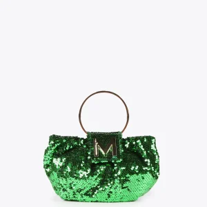 Lola Casademunt Bolsos<Bolsito de fiesta con lentejuelas FUCSIA