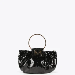 Lola Casademunt Bolsos<Bolsito de fiesta con lentejuelas FUCSIA