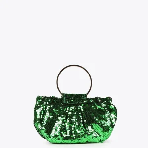 Lola Casademunt Bolsos<Bolsito de fiesta con lentejuelas FUCSIA