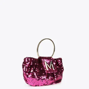 Lola Casademunt Bolsos<Bolsito de fiesta con lentejuelas FUCSIA