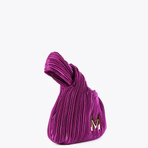 Lola Casademunt Bolsos<Bolsito de fiesta plisado. LILA