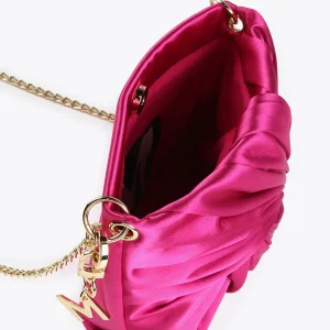 Lola Casademunt Bolsos<Bolsito de fiesta y lazo FUCSIA