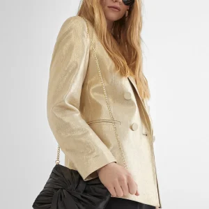 Lola Casademunt Bolsos<Bolsito de fiesta y lazo FUCSIA