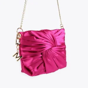 Lola Casademunt Bolsos<Bolsito de fiesta y lazo FUCSIA