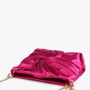 Lola Casademunt Bolsos<Bolsito de fiesta y lazo FUCSIA