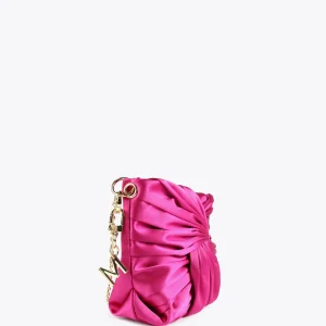 Lola Casademunt Bolsos<Bolsito de fiesta y lazo FUCSIA