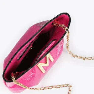 Lola Casademunt Bolsos<Bolsito de mano con frunces FUCSIA
