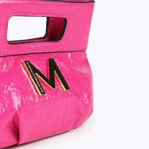 Lola Casademunt Bolsos<Bolsito de mano con frunces FUCSIA